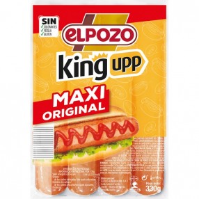 Salchichas EL POZO King upp envase 4 unidades